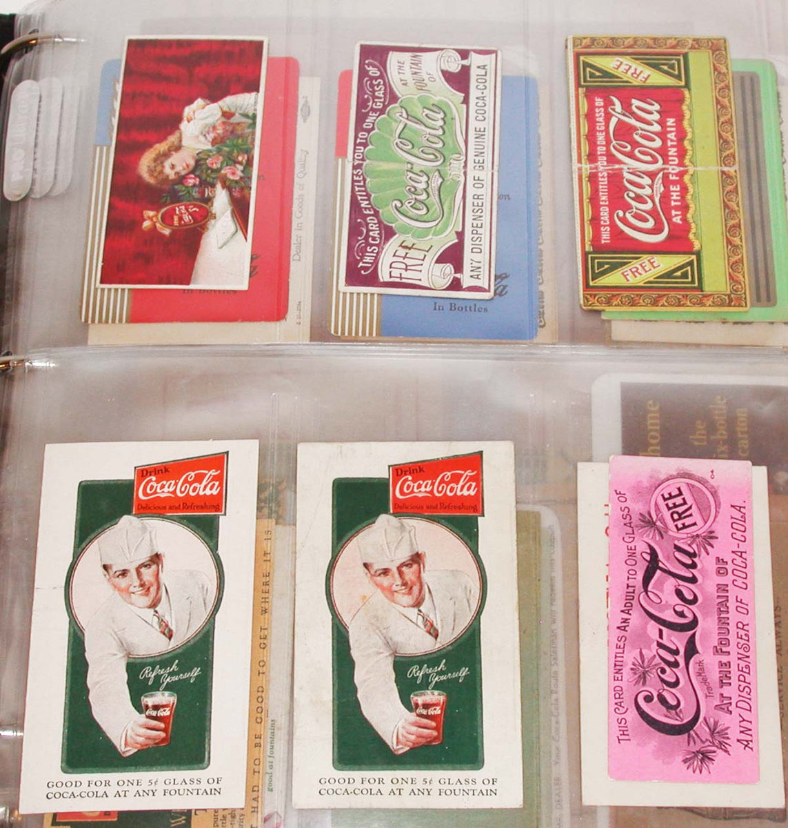 Vintage huge COCA COLA COUPON COLLECTION 1900s through 1970s with 373 –  Mistercola