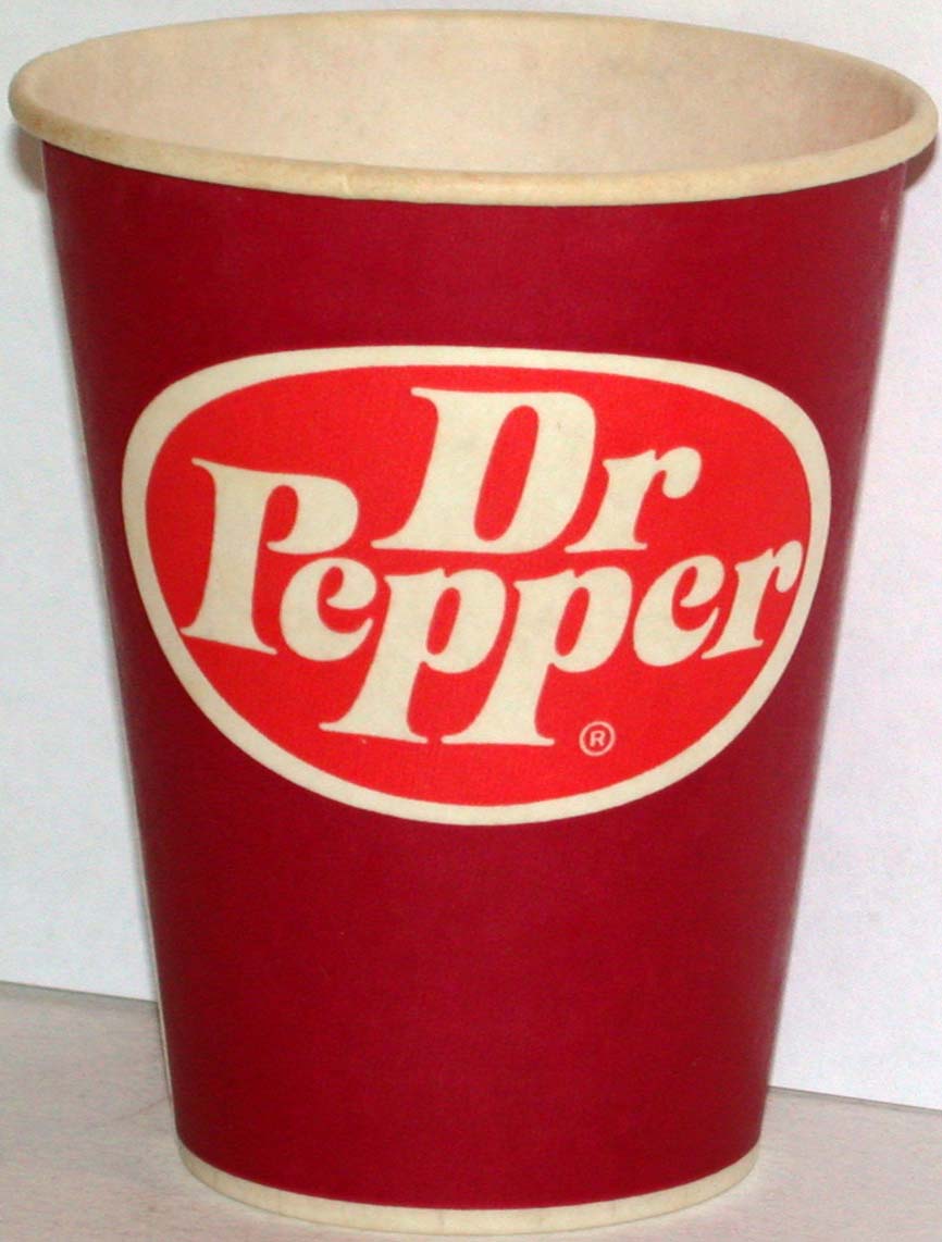 Vintage paper cups DR PEPPER Lot of 3 different new old stock n-mint+ –  Mistercola