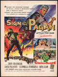 Vintage magazine ad SIGN OF THE PAGAN movie Story of Attila the Hun 1954 Chandler