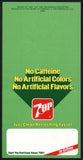 Vintage bottle ringer 7 UP No Caffeine dated 1983 unused new old stock n-mint+