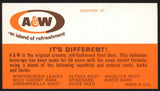 Vintage coupon A and W ROOT BEER #2 Free One Real Draft mug pictured n-mint+