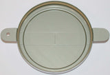 Vintage metal lid AMOCO gas Amoco Oil Company Chicago ILL torch logo unused n-mint