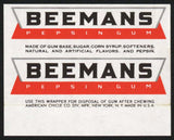 Vintage gum wrappers Lot Of 10 ALL DIFFERENT Beemans Wrigleys Adams Beech Nut