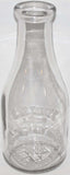 Vintage milk bottle BELLINGRATH FARMS Hall Bros embossed quart Montgomery Alabama