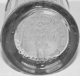 Vintage soda pop bottle BOOSTER BEVERAGES embossed eagle picture E Chicago Indiana
