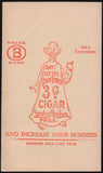 Vintage receipt BRUCKER and BOGHIEN Cigars Tobacco 1910s Philadelphia n-mint