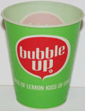 Vintage paper cup BUBBLE UP soda pop Kiss of Lemon Kiss of Lime unused n-mint+