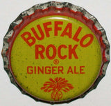 Vintage soda pop bottle cap BUFFALO ROCK GINGER ALE cork lined SC tax symbol