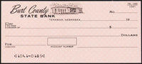 Vintage bank check BURT COUNTY STATE BANK Tekamah Nebraska new old stock n-mint+