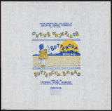 Vintage bread wrapper BUTTERCUP girl pictured Victoria Home Bakery Plymouth Massachusetts
