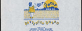 Vintage bread wrapper BUTTERCUP girl pictured Victoria Home Bakery Plymouth Massachusetts