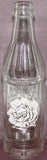 Vintage ACL soda pop bottle CARNATION Bottling Works flower 1965 Mt Vernon MO