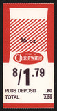 Vintage bottle ringer CHEERWINE soda pop 16oz size unused new old stock n-mint+