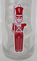 Vintage soda pop bottle CHOCOLATE SOLDIER with picture 10oz Memphis Tennessee