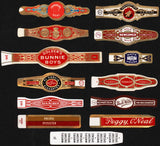 Vintage CIGAR BAND labels Lot of 115 ALL DIFFERENT mix #1 original new old stock