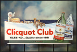 Vintage postcard CLICQUOT CLUB eskimo sled dogs and bottles pictured n-mint