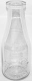 Vintage milk bottle CLOVERLEAF DAIRY CO embossed quart TREQ Springfield Missouri