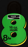 Vintage bottle ringers COCA COLA shaped like an 8 Lot of 3 different unused n-mint