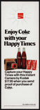 Vintage bottle ringer COCA COLA Enjoy Coke Happy Times 1978 camera bottles cans