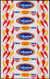 Vintage bread wrapper COLONIAL TWIN Indianapolis Bedford Indiana 1961 unused