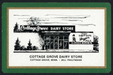 Vintage playing card COTTAGE GROVE DAIRY STORE Skipper Milk Bill Trautmann Minnesota
