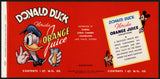 Vintage label DONALD DUCK Florida Orange Juice #4 Mickey Mouse Pluto Walt Disney