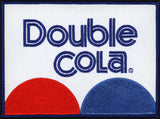 Vintage uniform patch DOUBLE COLA red white and blue large new old stock n-mint+