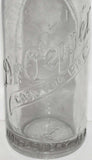 Vintage soda pop bottle DR PEPPER embossed out script logo Montgomery Alabama