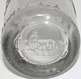 Vintage soda pop bottle DR PEPPER embossed out script logo Montgomery Alabama