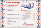 Vintage placemat DUTCH PANTRY Family Restaurants Good Morning breakfast menu