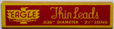 Vintage pencil leads EAGLE Thin Leads full box dated 1936 Eagle Pencil Co n-mint