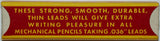 Vintage pencil leads EAGLE Thin Leads full box dated 1936 Eagle Pencil Co n-mint
