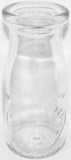 Vintage milk bottle ELROY SANITARY DAIRY embossed half pint Elroy Wisconsin