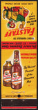 Vintage matchbook cover FALSTAFF Beer Omaha St Louis New Orleans John Falstaff