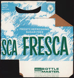 Vintage soda pop bottle carton FRESCA The Coca Cola Company 10oz size unused