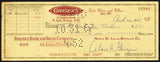 Vintage bank check GARGERS Soda Water and Seltzer dated 1967 St Louis Missouri