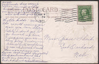 Vintage postcard GEORGE WASHINGTON hatchet and cherries 1911 embossed birthday