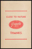 Vintage receipt GRAPETTE BOTTLING CO dated 1940s Springfield Joplin Missouri