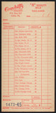 Vintage receipt GRAYBILLS DAIRY A Quality Milk Lititz Pennsylvania unused n-mint+