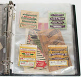 Vintage GUM and CANDY WRAPPER COLLECTION over 100 different originals 1920s-1970s