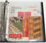 Vintage GUM and CANDY WRAPPER COLLECTION over 100 different originals 1920s-1970s