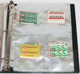 Vintage GUM and CANDY WRAPPER COLLECTION over 100 different originals 1920s-1970s