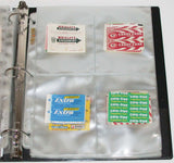 Vintage GUM and CANDY WRAPPER COLLECTION over 100 different originals 1920s-1970s