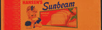 Vintage bread wrapper HANSENS SUNBEAM Miss Sunbeam girl Tacoma Washington unused