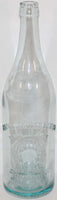 Vintage soda pop bottle HAYES UNITED BEV CO embossed horseshoe 1pt8oz Chicago