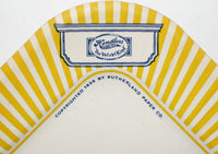 Vintage paper plate HENDLERS ICE CREAM dated 1935 unused new old stock n-mint+