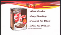 Vintage letterhead HERSHEYS Hot Cocoa Mix container pictured new old stock n-mint+