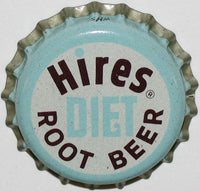 Vintage soda pop bottle cap HIRES DIET ROOT BEER cork lined unused new old stock