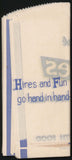 Vintage carton stuffer HIRES ROOT BEER Free Sandwich Bags unused new old stock