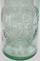 Vintage beer bottle INDIANAPOLIS BREWING Indiana embossed Root nude woman quart